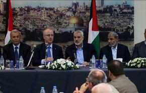حكومة التوافق الفلسطينية... اول اجتماع رمزي بغزة+فيديو