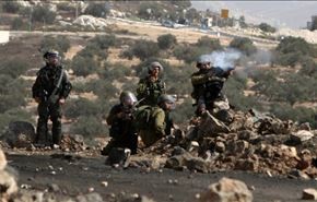 درگیری شدید فلسطینی ها با نظامیان صهیونیست در نابلس