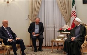 الرئيس الايراني يؤكد ضرورة طرد الارهاب من المنطقة