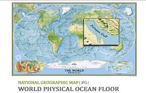 دانلود نقشه کف اقیانوس های جهان