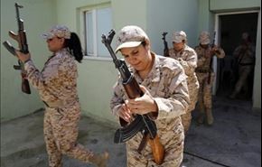 ویدیو؛ تمرینات دشوار زنان کُرد برای جنگ با داعش