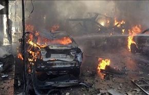 گزارش العالم از لحظه انفجار تروریستی درحمص+فیلم