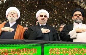 بالصور...الرئيس روحاني يشارك بمراسم ذكرى عاشوراء