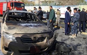 صور لآثار التفجير الانتحاري في اربيل بكردستان العراق