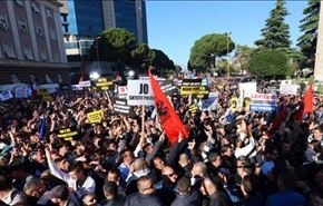 مسيرات احتجاجية في ألبانيا ضد تدابير التقشف القاسية