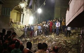 17 قتيلا على الاقل في انهيار بناية شرق القاهرة