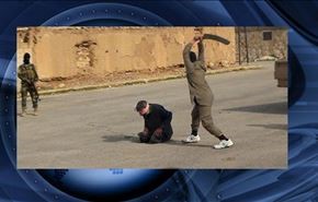 داعش یک سوری را گردن زد + عکس