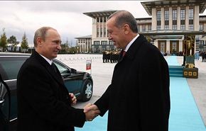 بوتين يلتقي نظيره اردوغان لبحث القضايا الاقليمية والاقتصادية