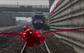 رؤساء إيران وتركمانستان وكازاخستان يفتتحون خط سكك الحديد الجديد