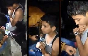 فيديو/طفل عراقي مفخخ يسلم نفسه بلحظات قبل التفجير