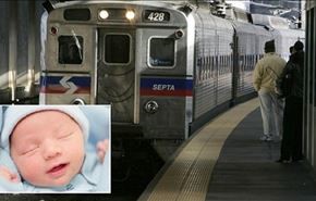 تولد نوزاد در متروی فیلادلفیا