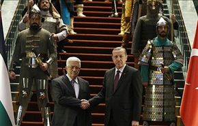 أردوغان يستقبل محمود عباس رسميا في أنقرة