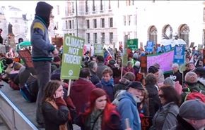 إحتجاجات في لندن ضد الإنفاق البريطاني على التسلّح