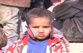 الجيش السوري يجلي عشرات العائلات من قری الغوطة الشرقية