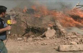 بالفيديو؛ داعش يحرق عشرات القرى بمحافظة ديالى العراقية