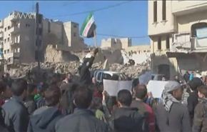 بالفيديو، تظاهرات بريف ادلب تطالب 