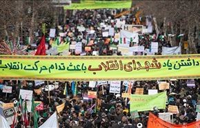 بالصور.. مسيرات ذكرى الثورة بمختلف محافظات ايران