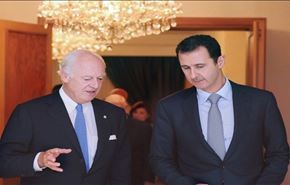 دی میستورا: بشار اسد  بخشی از راه‌ حل است