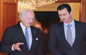 دی میستورا: سوریه آماده تعلیق حمله هوایی به حلب است