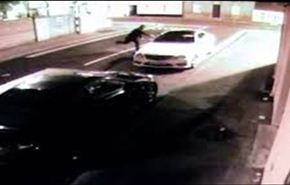 فيديو غريب.. لص يحاول سرقة سيارة فينال عقابه!