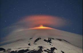 تصاویر دیدنی از فوران آتشفشان در شیلی