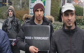 تظاهرة احتجاجية امام السفارة السعودية ببلجيكا والسبب؟