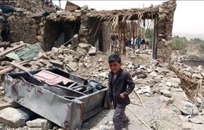 حملات جنگنده های سعودی به شهرها در یمن + فیلم