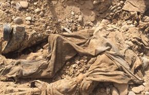 بالصور؛ الكشف عن مقبرة جديدة لضحايا سبايكر مطمورة بالحجر