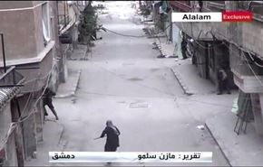 صحنه هایی از نبرد فلسطینی‌ها با داعش در یرموک