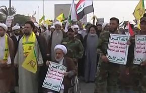 بالفيديو، ماذا طالب العراقيون في تظاهراتهم ضد العدوان السعودي؟