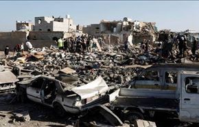 شهرهای یمن همچنان آماج حملات هوائی عربستان+فیلم