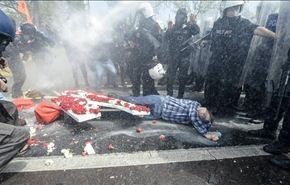 الشرطة التركية تفرق تظاهرة في اسطنبول بالقوة