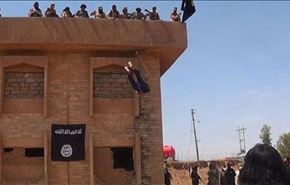 پرتاب از ساختمان توسط تروریست های داعش