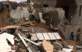 فيديو؛ غارات سعودية مركزة تستهدف احياء سكنية وشعبية باليمن