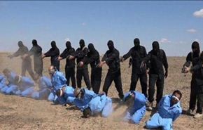 بالصور.. داعش يستبدل ملابس الإعدام من البرتقالي للأزرق