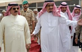 ملك البحرين خضع للسعودية في 