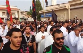 تظاهرات گسترده در شرق عربستان + فیلم