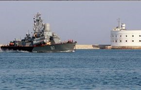 نخستین حضور ناو شکن میراژ روسیه در مدیترانه