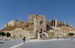 بخشی از دیوار قلعه باستانی حلب فرو ریخت