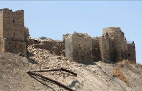 انهيار جزء من سور قلعة حلب الاثرية بتفجير المسلحين نفقا قربها