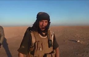 بالفيديو: داعشي فرنسي يفجر نفسه في النخيب بالانبار