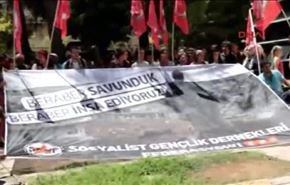 لحظه انفجار تروریستی در جنوب ترکیه + فیلم