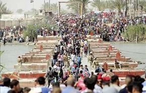 یک میلیون عراقی در معرض آوارگی