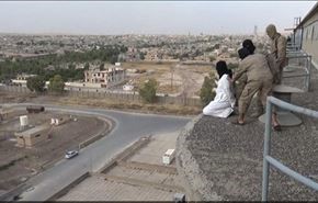 اعدام از بالای سیلو برای ترساندن مردم الانبار + تصاویر