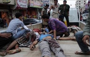 دهها شهید و زخمی  درادامه حملات سعودی به یمن