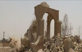 جدیدترین تصاویر تخریب قبور توسط داعش