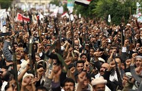 فيديو؛ تظاهرة حاشدة بصنعاء وتوعد بمواصلة الرد على العدوان