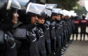 نیروهای پلیس مصر تظاهرات کردند
