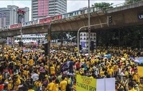 تظاهرة حاشدة لليوم الثاني تطالب باستقالة رئيس الوزراء الماليزي