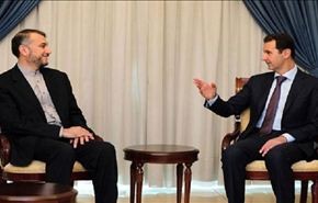 الرئيس الاسد يرحب بالدور الايراني في حل الازمة السورية